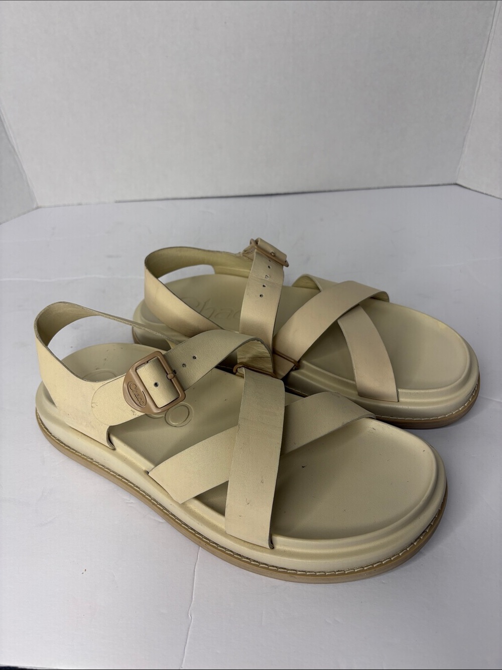 Chaco Townes Cream/Beige Sandal